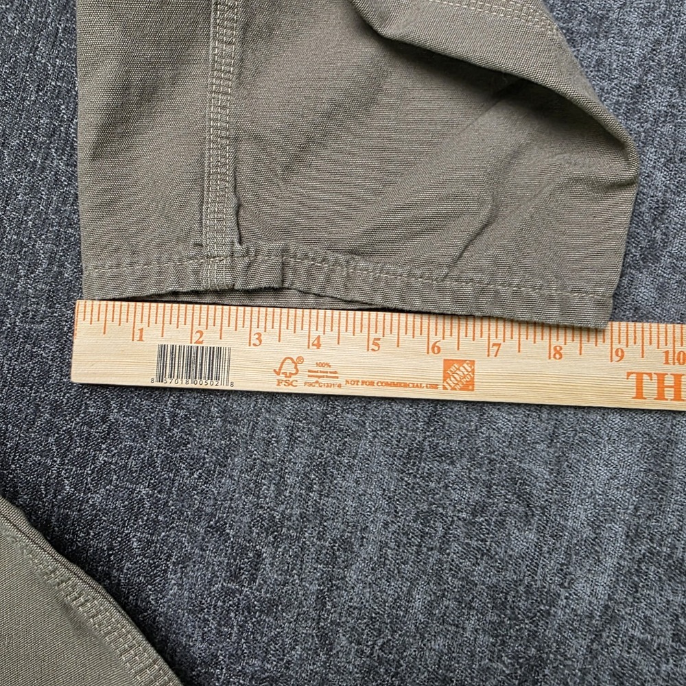 Carhartt Pants Mens 34x32 Brown B159 MUS Loose Canvas Carpenter Workwear Grunge - Picture 4 of 11